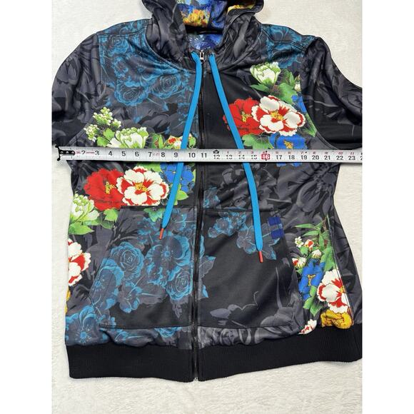 Robert Graham Limited Edition Mens Floral Skyrise Hooded Jacket Reg Fit XL - Picture 6 of 9